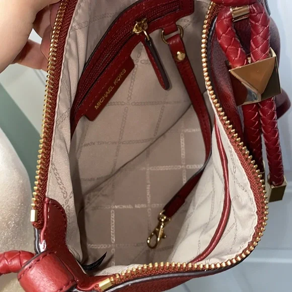 Michael Kors Lexington Pebbled Leather Crossbody Bag - Picture 6 of 7